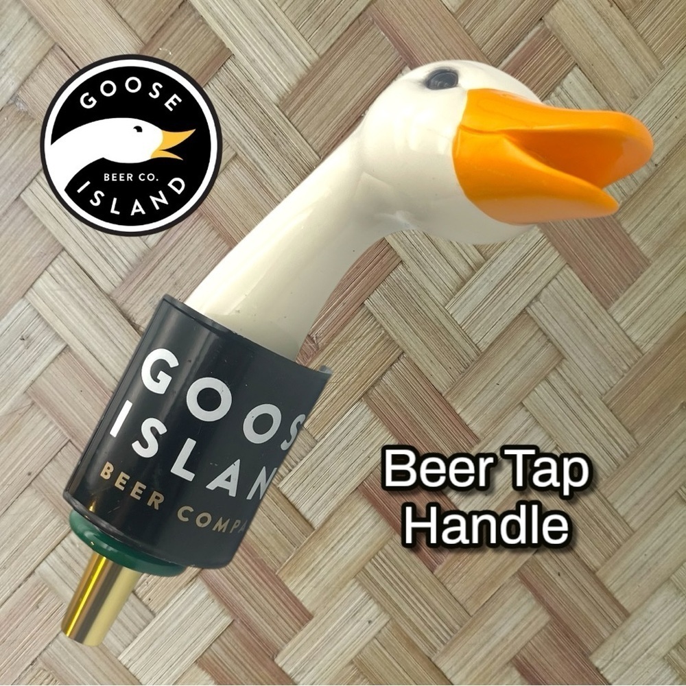 Goose Island Beer Tap Handle Goose Head Breweriana